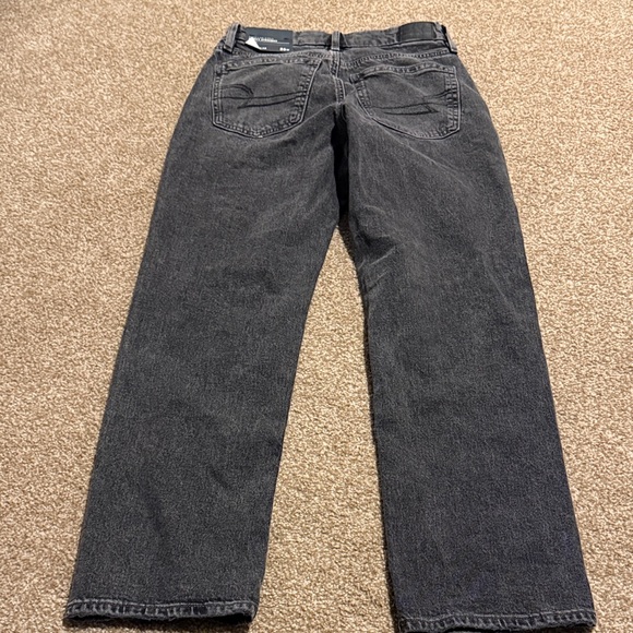 American Eagle Outfitters Dark Gray Straight Leg Jeans - Picture 4 of 4